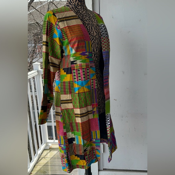 Colorful Patchwork Jacket - Multicolor - Picture 3 of 8